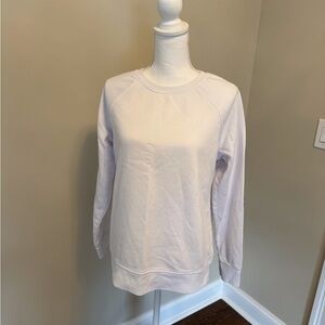 Women's White Crewneck Sweatshirt